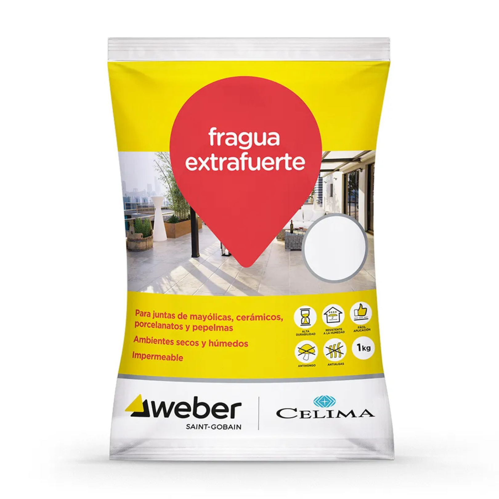 Fragua Premium Blanco 1 kg Celima Weber