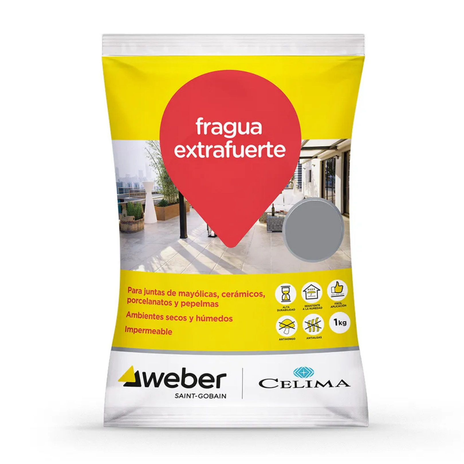 Fragua Premium Granizo 1 kg. Celima