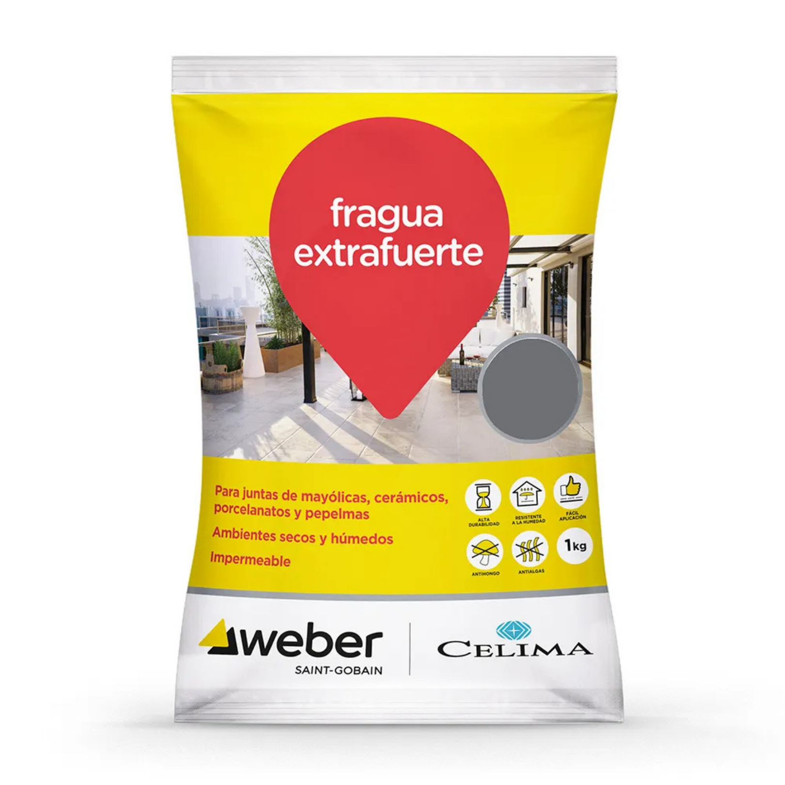 Fragua Premium Plomo 1 kg Celima Weber